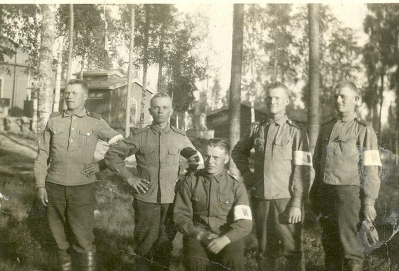 Pekka Mikkosen ja Arvi Karvosen  valapäivä Valkjärvellä, 14.6.1933
