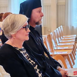 Metropoliitta Arseni ja Anu Vehviläinen